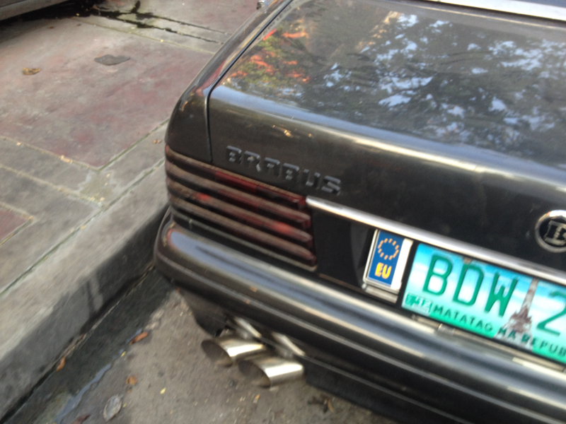 Even I was shocked that this was a Brabus.